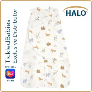 Halo Sleepsack Multi-way Swaddle – Forest Friends (sleep sack wear infant wearable blanket pajama cotton)