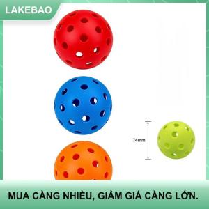 【LAKEBAO】 3Pcs Golf Quả Bóng Thực Hành Chọn Lỗ Bóng Trắng Màu Xanh Vàng Cam Màu Đỏ Trong Nhà ourdoor Golf Nhựa Bóng