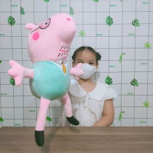 GẤU BÔNG HEO EM GEORGE THÚ BÔNG GIA ĐÌNH HEO PEPPA LÔNG MỊN GÒN MỀM AN TOÀN CHO BÉ GIÁ SỈ