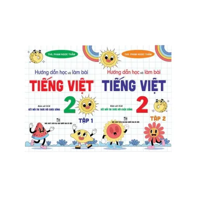 Sách - Combo Hướng dẫn học và làm bài tiếng việt 2/ 1 +2 (bám sát sgk kết nối tri thức với cuộc sống) - HA