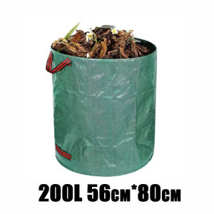 ถุงเก็บกิ่งไม้และใบไม้ 200/300/400/500L เนื้อหนา กันน้ำ กิ่งไม้แห้ง ในสวน ถุงใส่ขยะ