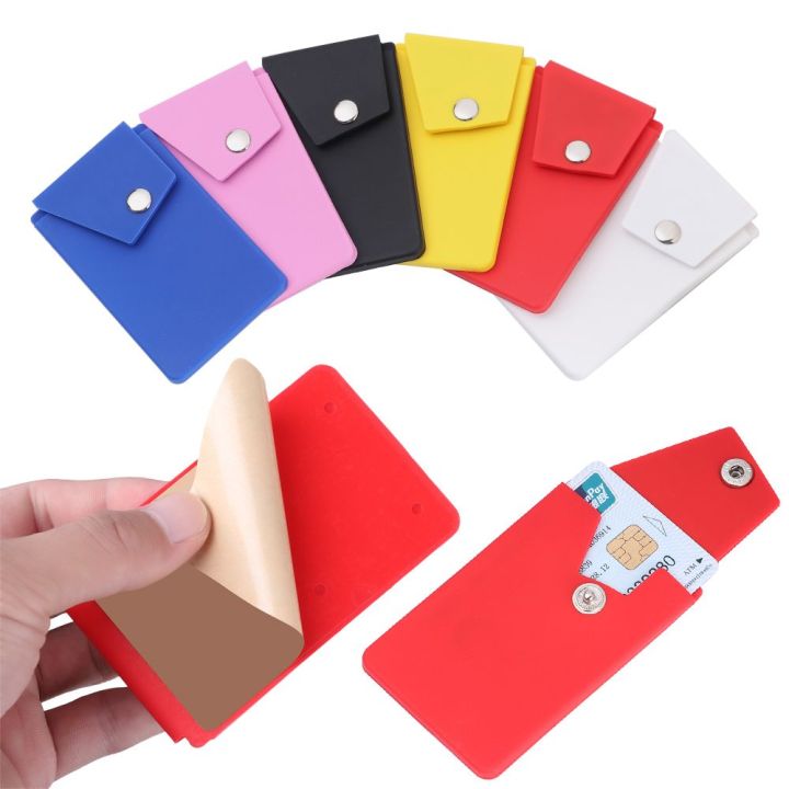 SOTOP Self-Adhesive Universal Card Sleeves With Snap Pocket Card Holder ...