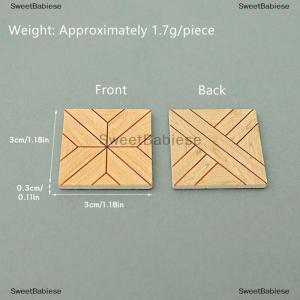 [COD] SweetBabiese 5ชิ้น เซ็ตจิ๋วตุ๊กตาพื้นสติกเกอร์กระเบื้องวอลล์เปเปอร์ตุ๊กตาโมเดลห้องครัวห้องน้ำ DIY ตกแต่ง