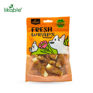 Likable - Fresh Wraps Dog Snacks Chicken Wrapped Shark Spine Bone 65g