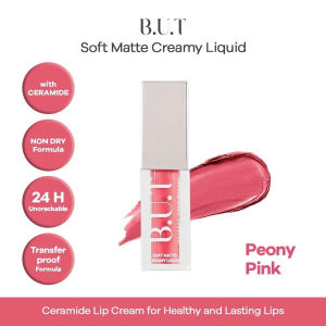 B.U.T Soft Matte Creamy Liquid Lipcream BUT Lip Cream Transferproof Drinkproof Kissproof