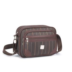 F&S BAG #8742 KOREAN FASHION PU LEATHER SLING SHOULDER BAG FOR MEN AND WOMEN - CLASSIC CROSSBODY BAG WITH ADJUSTABLE STRAP.