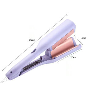 HIENA 32mm Deep V French Egg Roll Curling Wand Water Ripple Large Curl Wave Wool Curling Splint Negative Ion Does Not Damage Hair Head Curling Stick Stick Curl Female Small Wave U-shaped Water Besi Kerinting