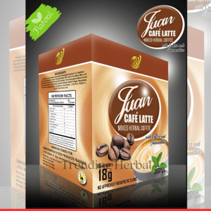 Juan Cafe Latte | Sugar free Herbal Coffee | Organic and Authentic | Sugar free Herbal Coffee mix | with Stevia as sweetener | Perfect for diabetic |