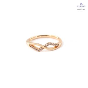 Xuping Cincin Fashion Mata Gemma Silang Cantik