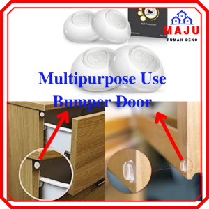 MAJU Self-Adhesive Silicone Cabinet Door Bumper - Silent Rubber Buffer Cushion for Furniture Protection