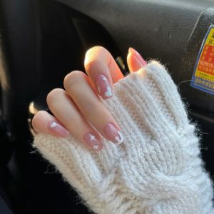 Móng tay giả đẹp thời trang móng tay xinh xắn móng tay cute - Tặng 1 keo dán móng và 1 cây dũa móng