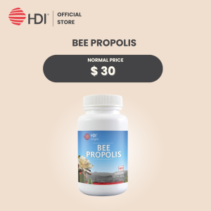 HDI Origins™ Bee Propolis | Supports Immune Health & Body Natural Recovery | 60 Tablets