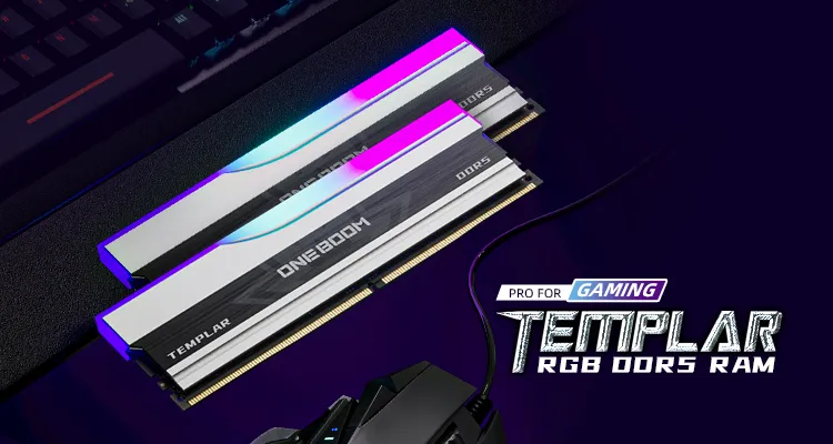 KingSpec One Boom RAM DDR5 RGB 6000MHZ Desktop Memory 32GB (16GB*2