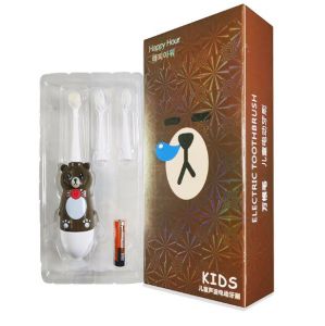 แปรงสีฟันไฟฟ้าเด็ก แปรงสีฟันเด็กอัตโนมัติลายสัตว์