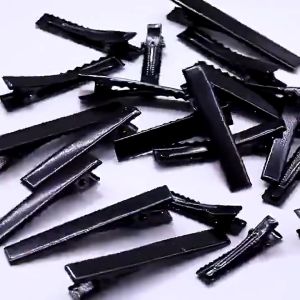 50 Pcs Korean Fashion Ladies Hair Clip Hair Accessories Duckbill Clip Alligator Hair Clip Black Hair PAZU