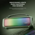 Robot Speaker RB570 Bass Boosted Stereo 1500mah Battery RGB Lights IPX5 Waterproof Bluetooth Speaker Big 5.3 Original. 
