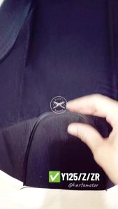 YAMAHA Y125 ZR GRO SEAT COVER - CUTTING ORIGINAL PVC SEAT COVER / SARUNG SEAT KULIT TEBAL KASAR STAPLE Y125Z Y125ZR ORI Y 125