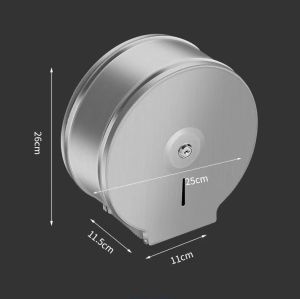 HANA   Large Roll Paper Box Toilet Toilet Large Plate Tissue Holder Hotel Wall-Mounted Waterproof Roll Paper Box Paper Holder