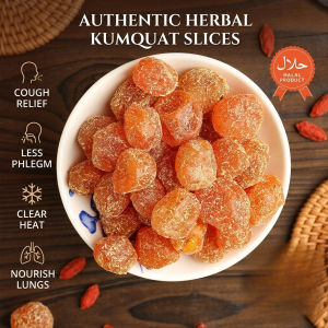 Licorice Kumquat For Relieving Cough And Reducing Phlegm Dried Golden Orange Preserved Fruit Gold Kumquat Candied Fruit Casual Snacks 甘草金桔蜜饯