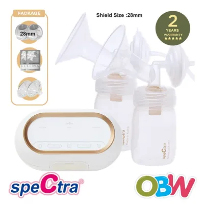 Spectra Dual Compact Premium Portable Rechargeable Double Breast Pump Breastpump (Free Gift)