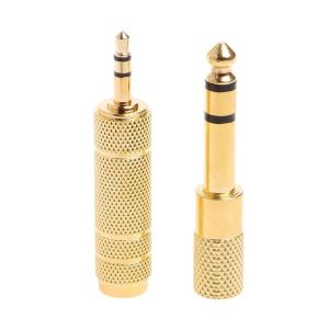 3.5mm Male to 6.35mm Feamle Audio Cable Adapter Microphone Headphones AUX 3.5 Plug 6.35 Jack Converter Connector