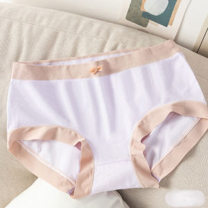 Tokofashion Celana Dalam Wanita Motif Pita Renda Bahan Katun CD670