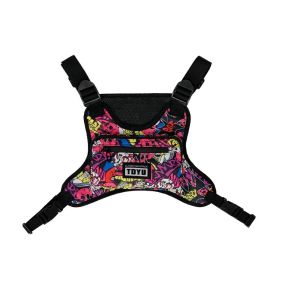 G5Q1 Oxford Cloth Mens Chest Bags Letter Printted Zipper Sports Chest Bag Adjustable Phone Bag Hip Hop Vest Chest Bag Outdoor Sports