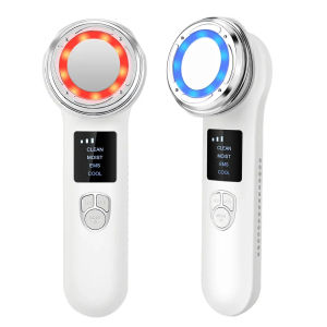 Blue / Red LED Light Therapy Hot / Cold Deep Cleaning EMS Face Lifting and Firming Device