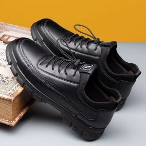 รองเท้าออกซ์ฟอร์ดสไตล์วินเทจสำหรับผู้ชาย - รองเท้าทางการแบบหัวกลม สีพื้น สวมใส่ได้ทุกฤดูกาล เหมาะสำหรับธุรกิจและโอกาสทางการ