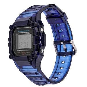 Aotelayer Strap+Case For C-asio G-shock DW-5600 GW-B5600 G-5600E G-5000 GW-M5610 G-5600E G-5000 Watchband Transparent Bracelet With Tools