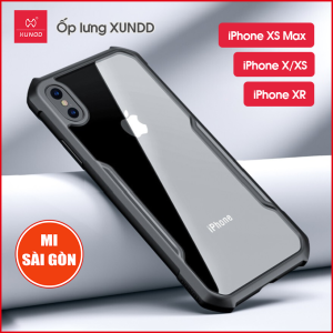 [Hỏa Tốc HCM] Ốp lưng XUNDD iPhone XR / X / XS / XS Max - Chống sốc Mặt lưng trong - Beatle Series ( Đen )