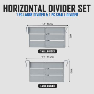 SG Extendable Drawer Divider Partition Organizer Storage Cabinet Organiser Kitchen Desk For Clothes Stationary Wardrobe Closet Bedroom Home Socks Room Underwear Portable Adjustable Panel Board Split Plate Combination Space Separation