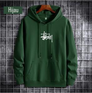 FREE ONGKIR STUSY Sweater Hoodie Pria Jaket Distro Fleece Tebal EXCLUSIVE