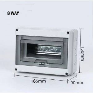 Distribution Box Water Proof IP65 Electrical Household Open-Mounted Electric Box Anti-LeakageBreaker