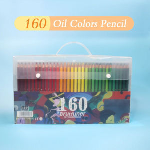 Brutfuner 12/72/180/260 Oil Colored Pencils Professional Drawing Pencils Colored Leads For School Kid Sketch Pencil Art Supplies