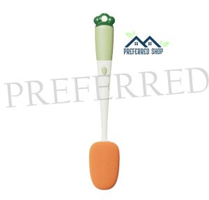 PREFERRED SHOP 3 in 1 Multi Bottle Cleaning BrushSponge Baby Bottle Brush Cup Lid Gap Bottle Cleaner Brush Cleaning Brush Multifunctional Cup Brush with Long Handle