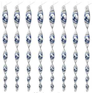 Alat Pengusir Burung Bentuk Spiral Isi 8pcs