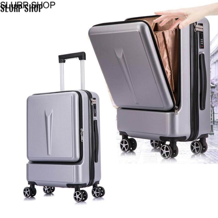 SLURP SHOP 20 inch Creative Flip cover Rolling Luggage with Laptop Bag Spinner Cabin laptops