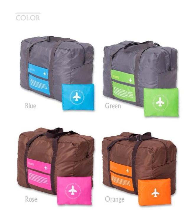 Travel folding large duffle carryon luggage bag baggage organizer