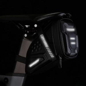 [COD] Shinia Fashion Waterproof Bicycle Saddle Bag Road Bike Saddlebags Reflective Striped Bicycle Tool Holder Bag MTB Accessories Tools