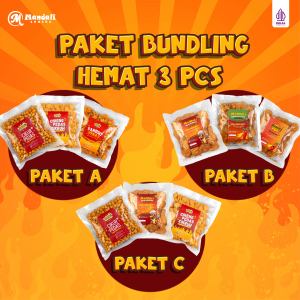 PAKET JAJANAN 3 PCS CIKUR CIRENG PANGSIT KRIPCA BASRENG