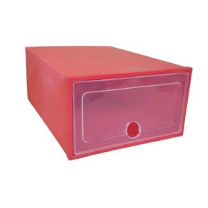 KOTAK SEPATU TRANSPARAN SERBAGUNA WARNA WARNI / SHOES BOX
