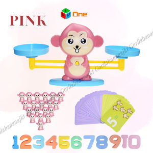 Mainan Edukasi Anak Belajar Timbangan Monkey Balance Math Toy Game Hippo