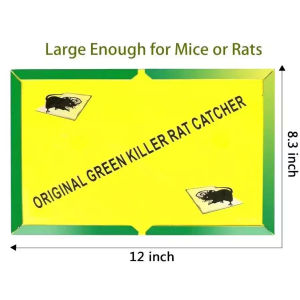 Buy 10 get 10 Green Card Power Glue Traps – Effective Rodent Control Sheets