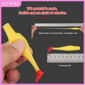 JCSYFAC 6pcs TPR Soft Lure 8 cm Rubber Fishing Lure Shad Swim baits Silicone Bait New