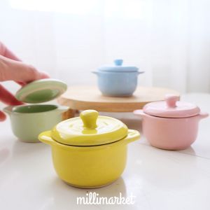 [MILLI] SAUCE CASSEROLE / tempat saus keramik / wadah saus keramik/korean nordic saucer