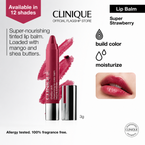 Clinique Chubby Stick Moisturizing Lip Color Balm 3g | Foolproof Easy-to-Apply Hydrating Formula