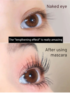 Mascara Delicate Waterproof and Sweatproof Natural Black Long and Slender Smooth Health Glossy