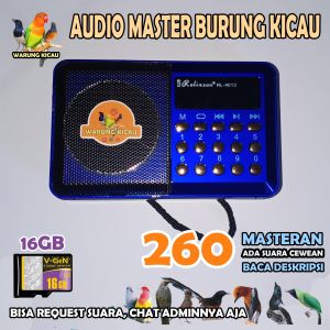 Masteran Burung Kicau Speaker Audio Murai Cici Kacer Ciblek Anis Cipoh Dll