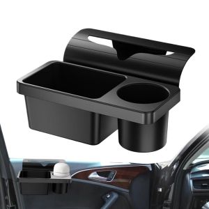 OOG Non-Slip Car Door Storage Box Easy Installation Side Mount Car Cup Holder Convenient Universal Car Door Organizer Automotive Supplies
